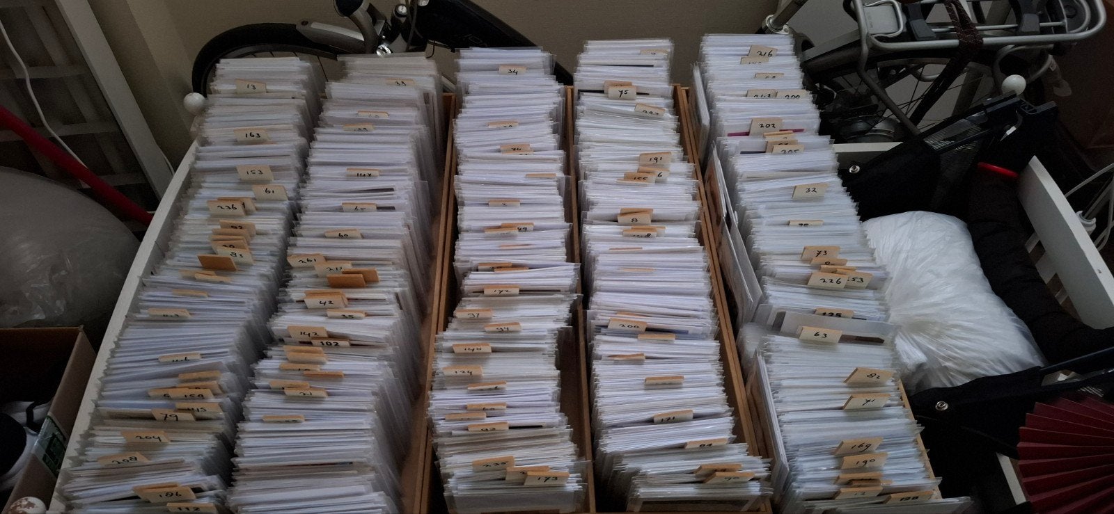 grote party kaarten met envelop,  fotokaarten, dump party, Ophalen of Verzenden, Nieuw
