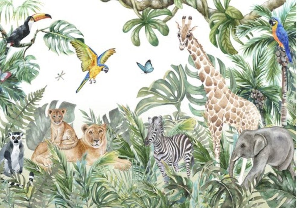 Fotobehang jungle, Ophalen, Overige merken, Nieuw, Wanddecoratie