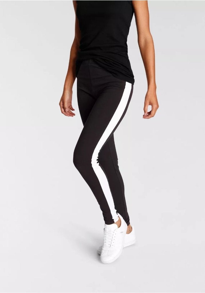 Legging met Bies maat S/M en L/XL diverse kleuren (117), Legging, Overige kleuren, Nieuw, Overige maten