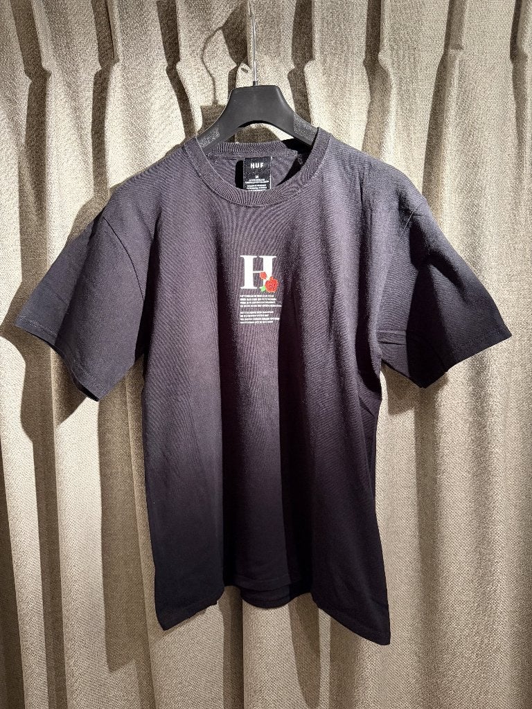 Limited Edition HUF Rotterdam t-shirt - Maat M, Maat 48/50 (M), Zwart, Ophalen of Verzenden, Zo goed als nieuw