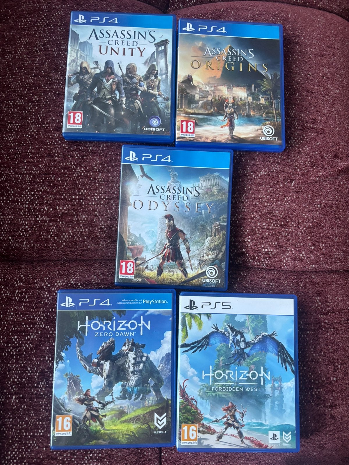 11 x spellen toptitels Playstation 4 en 5, Ophalen of Verzenden, Zo goed als nieuw