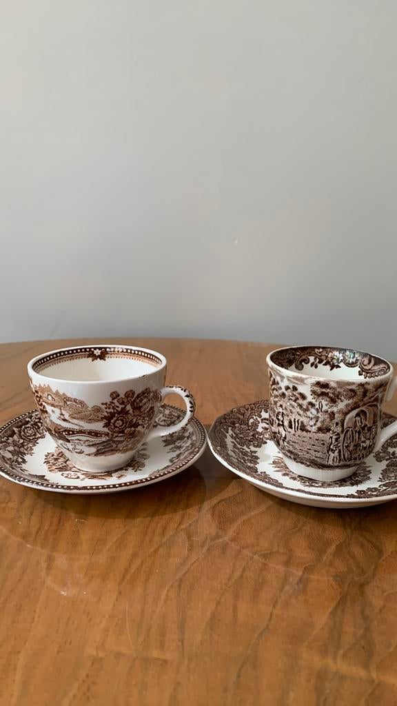 2 kleine kopjes (bijv voor espresso) van Alfred Meakin, Ophalen of Verzenden