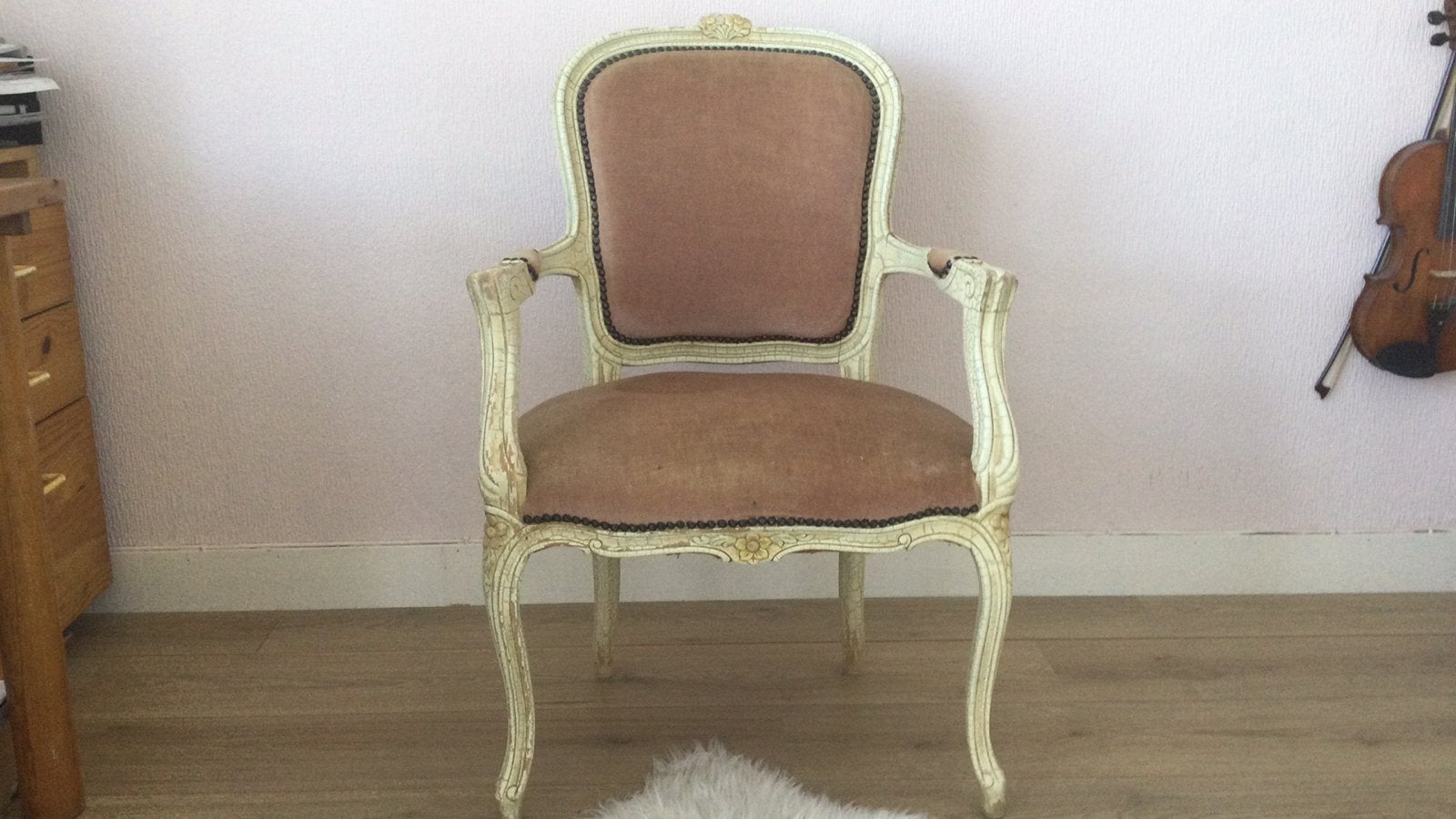 Queen Ann stoel vintage, Ophalen