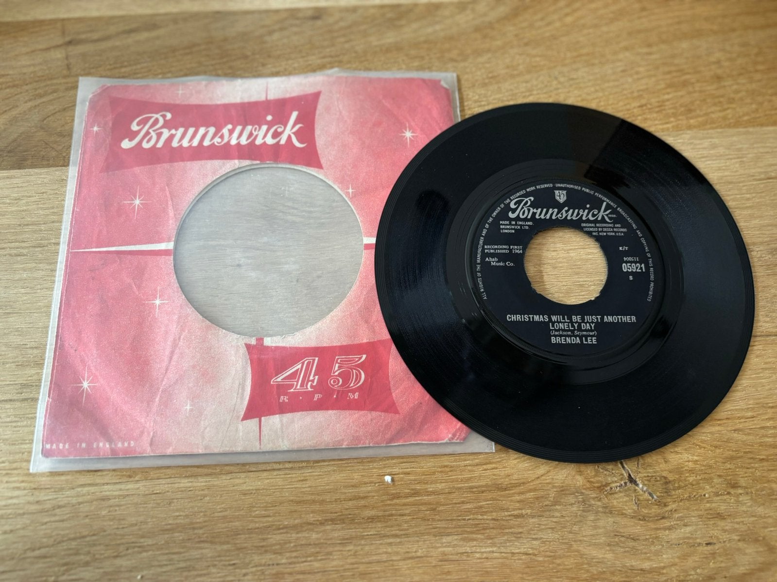 Brenda Lee - christmas will be just another lonely day vinyl, Ophalen of Verzenden, Zo goed als nieuw, Pop