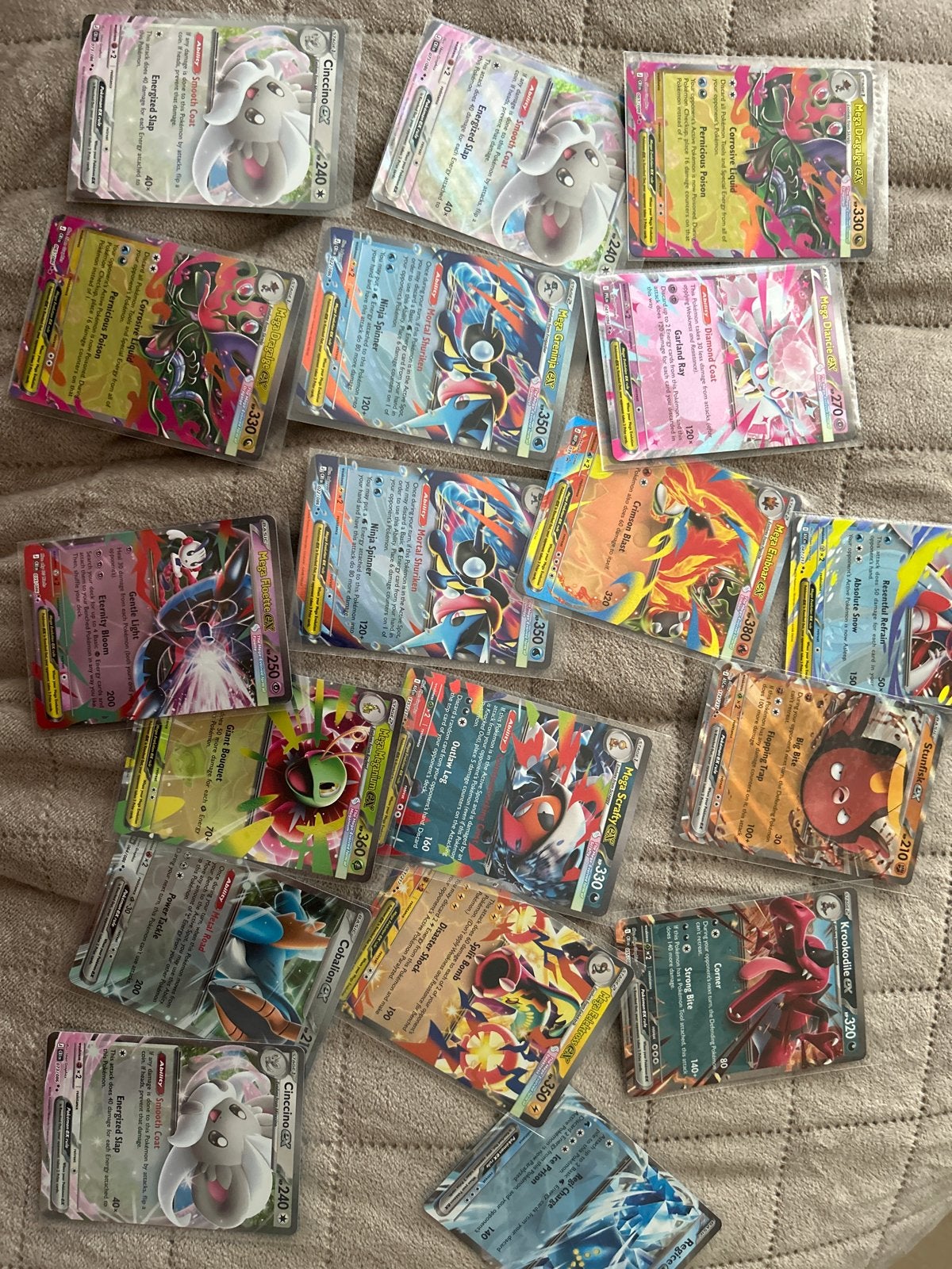 Pokemon collectie EX kaarten ( 1€ per stuk ), Ophalen of Verzenden, Gebruikt, Meerdere kaarten, Foil