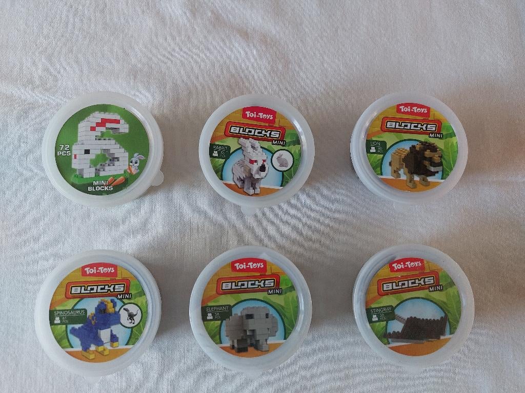 7 setjes Mini Blocks *Toi-Toys*, Ophalen of Verzenden, Nieuw, Overige merken