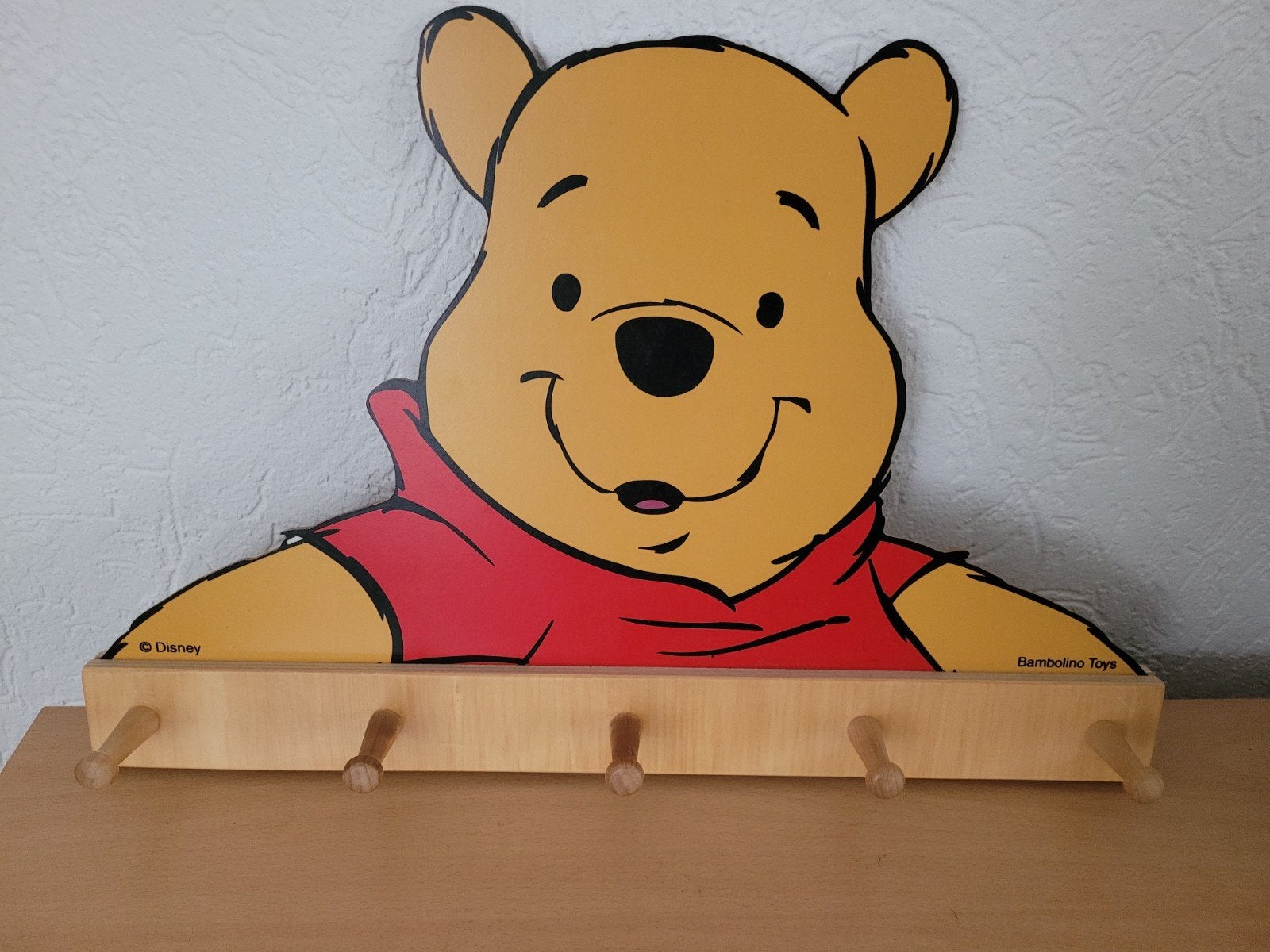 Winnie de Poeh kapstok - Disney kinderkapstok, Gebruikt, Disney, Onbekend, Ophalen of Verzenden