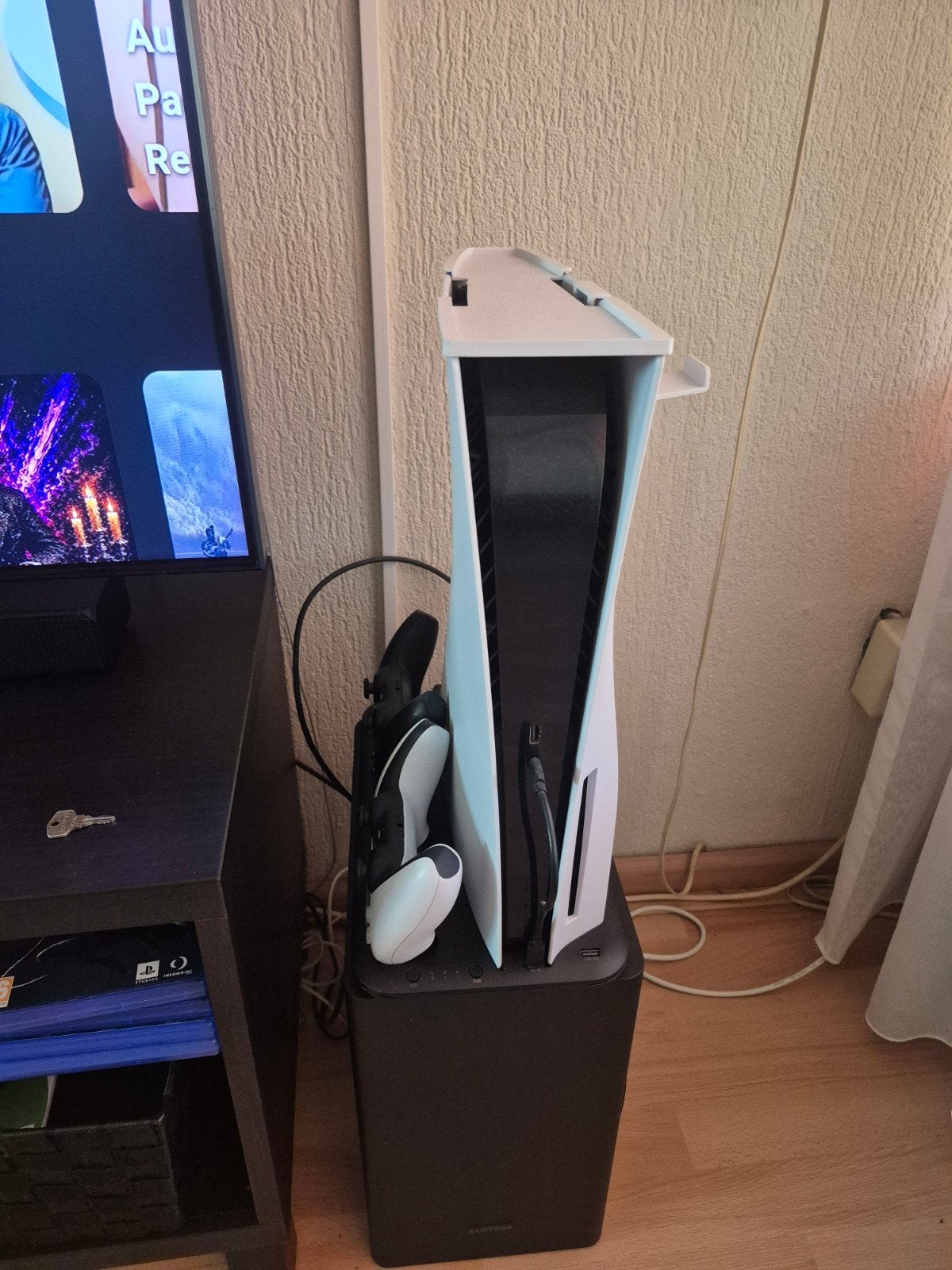Nette Playstation 5 met toebehoren en 10 spellen, Ophalen, Zo goed als nieuw, Playstation 5