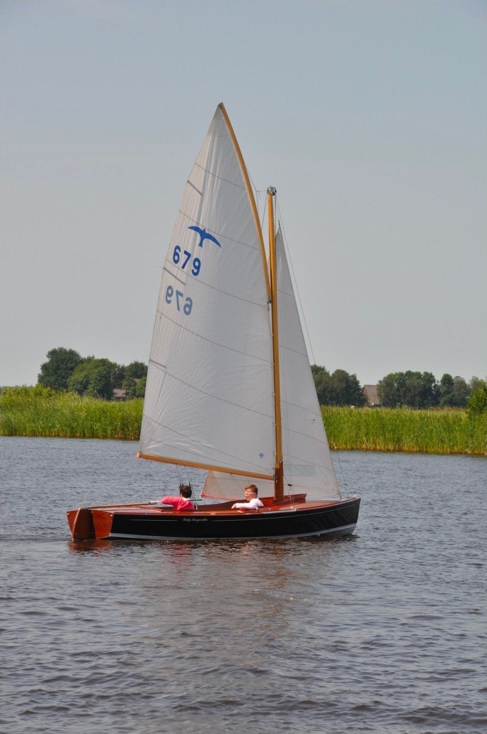 Houten Valk 6.5m incl. trailer!, Ophalen, Gebruikt, 85 cm, 2 m