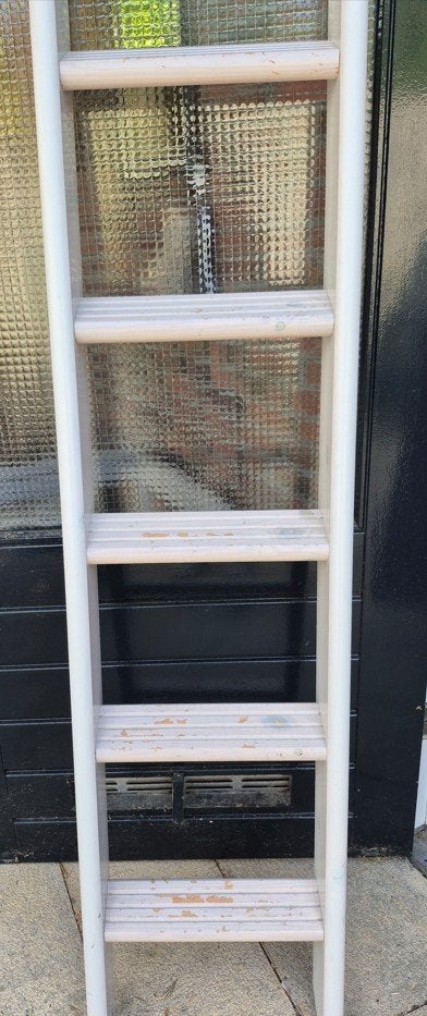 Ikea ladder, Ophalen, Eenpersoons, Wit, 140 cm