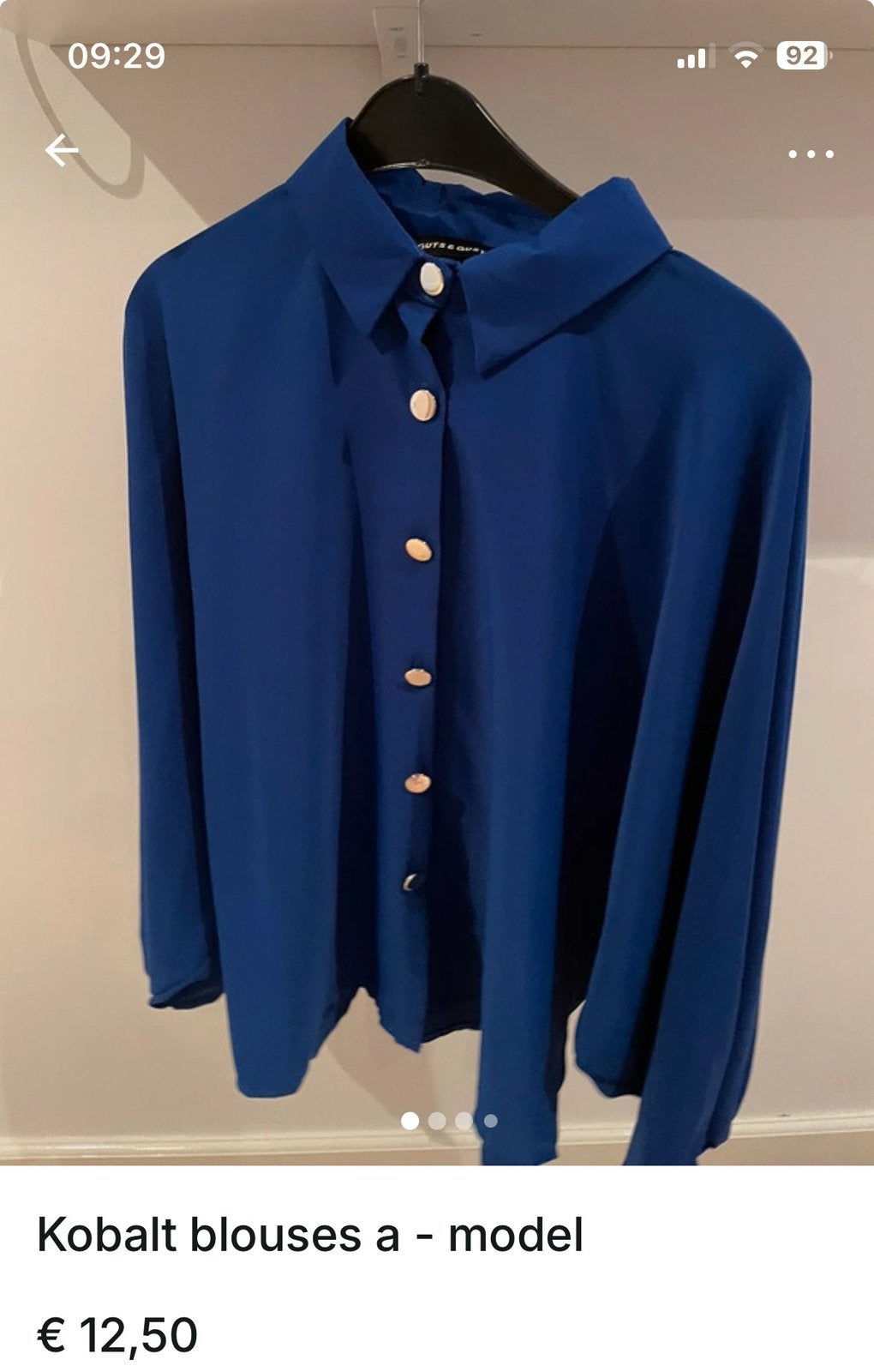 Dames blouses, Ophalen of Verzenden, Nieuw, Maat 38/40 (M), Blauw