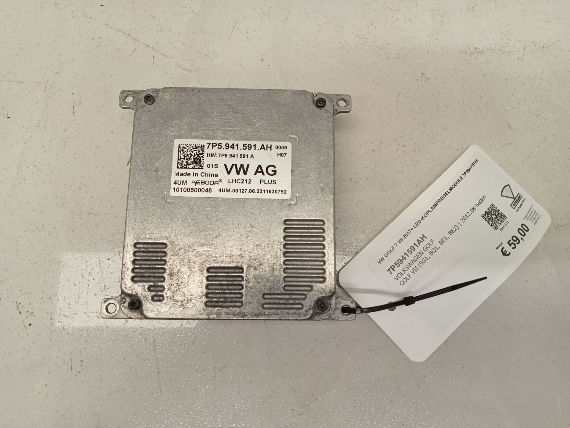 VW Golf 7 VII 2017+ LED-Koplampregelmodule 7p5941591ah