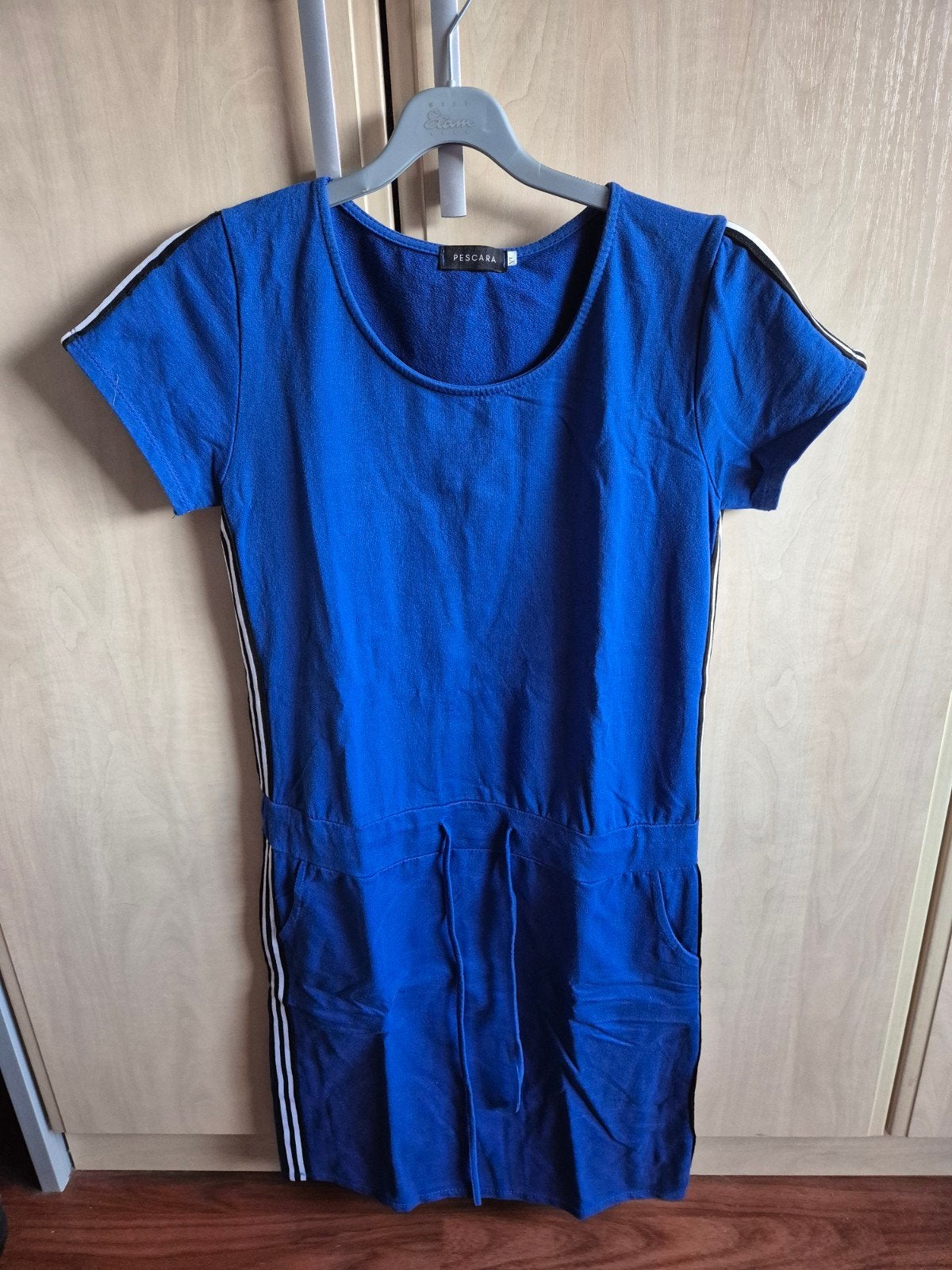 jurk pescara, Kleding | Dames, Jurken, Blauw, Maat 42/44 (L), Pescara, Ophalen of Verzenden