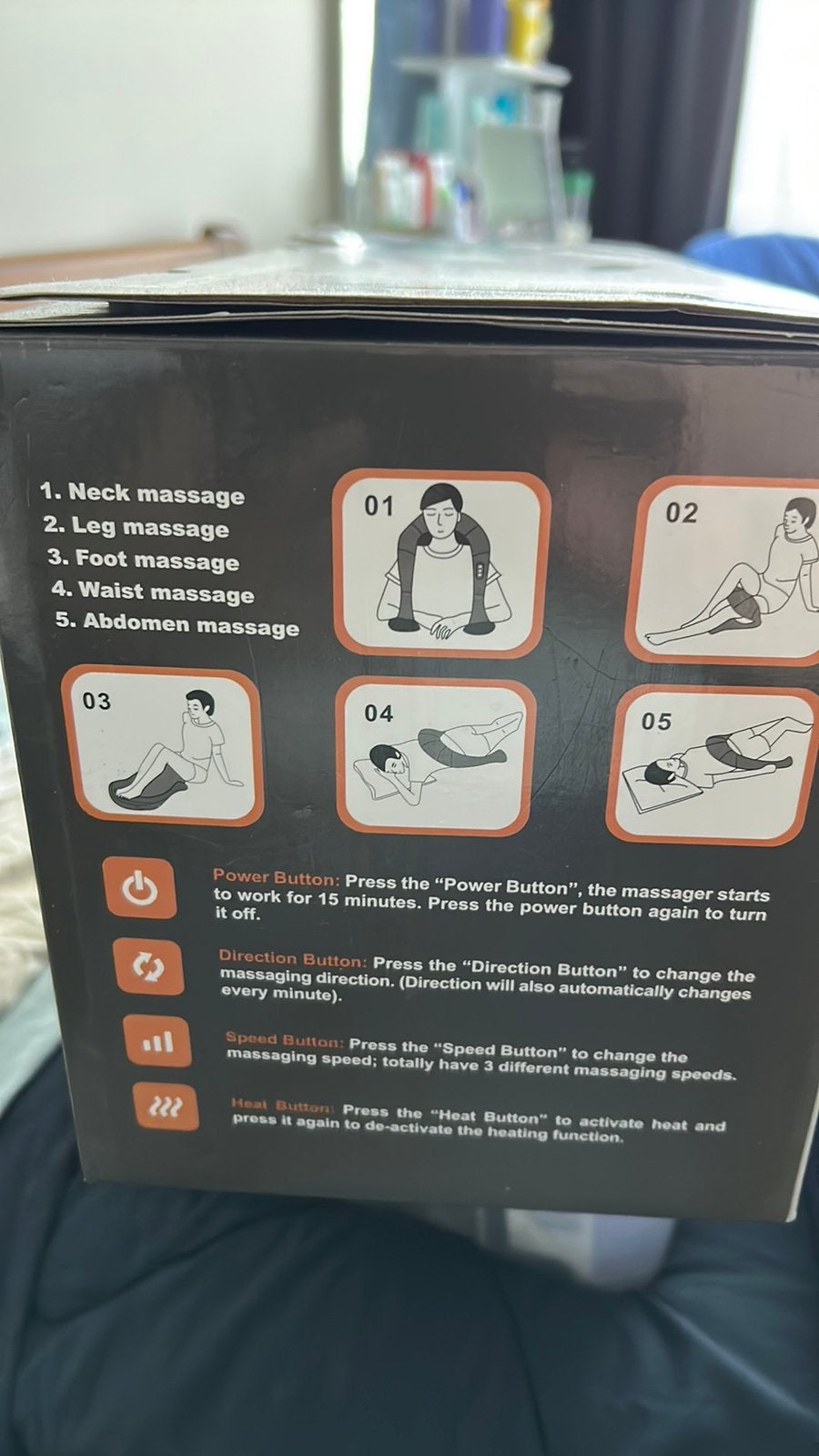 Veelzijdig massage apparaat, Ophalen, Zo goed als nieuw, Apparaat