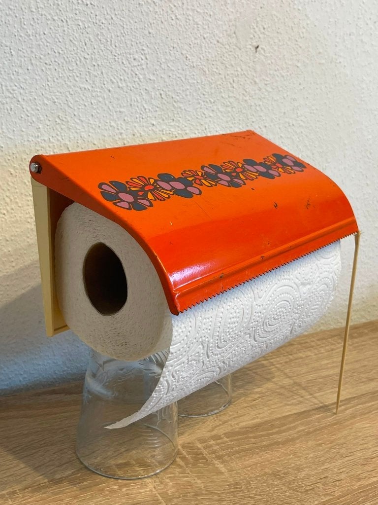 Vintage Brabantia Diane Keukenrolhouder – jaren 70, Ophalen of Verzenden, Huis en Inrichting