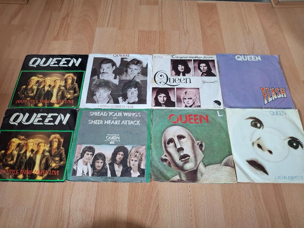 Queen verzameling Vinyl Singles, Ophalen of Verzenden, Gebruikt, Pop