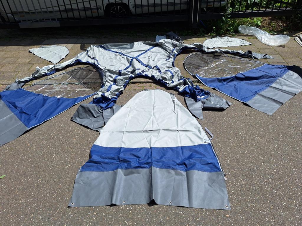 Kleine koepeltent voor caravan of camper, Ophalen of Verzenden, Zo goed als nieuw