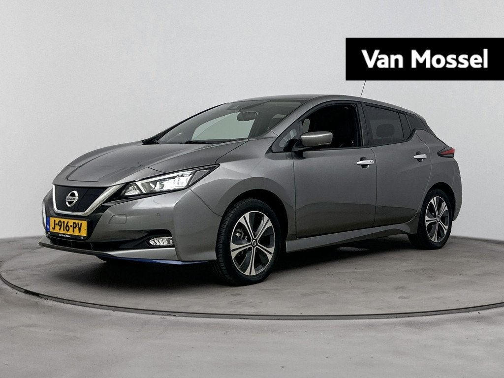 Nissan LEAF e+ Tekna 62 kWh | Leder | 360 Camera | Stoel/stu, Auto's, Nissan, Gebruikt, Lichtsensor, 62 kWh, 385 km