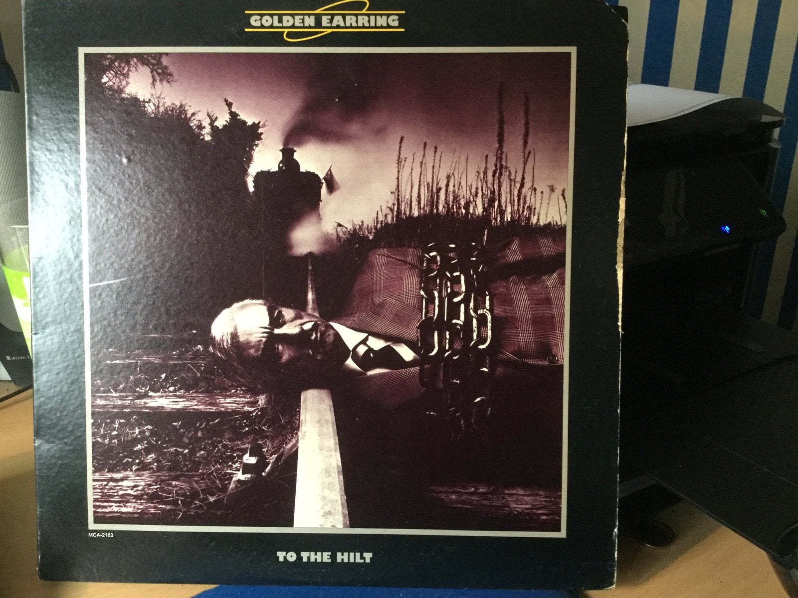 Golden Earring-To the hilt., Cd's en Dvd's, Vinyl | Rock, Ophalen of Verzenden, Gebruikt, 12 inch, Poprock
