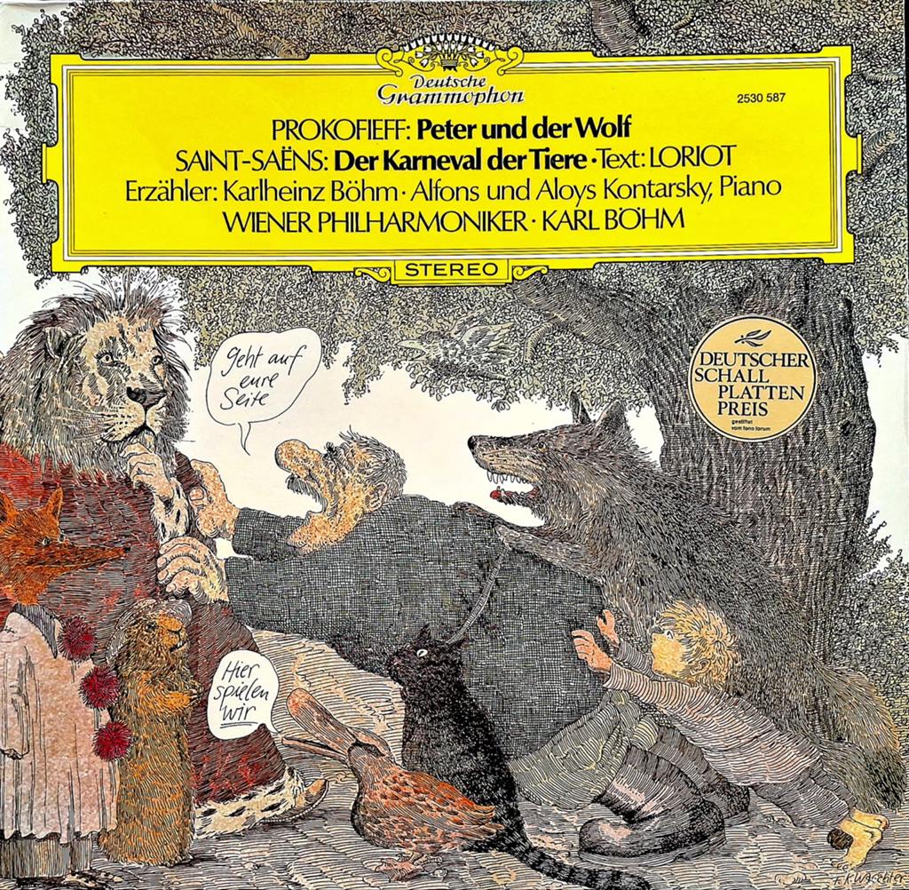 LP  KARL BÖHM - Peter En De Wolf/Carnaval Der Dieren, Ophalen of Verzenden, Romantiek, Gebruikt, 12 inch