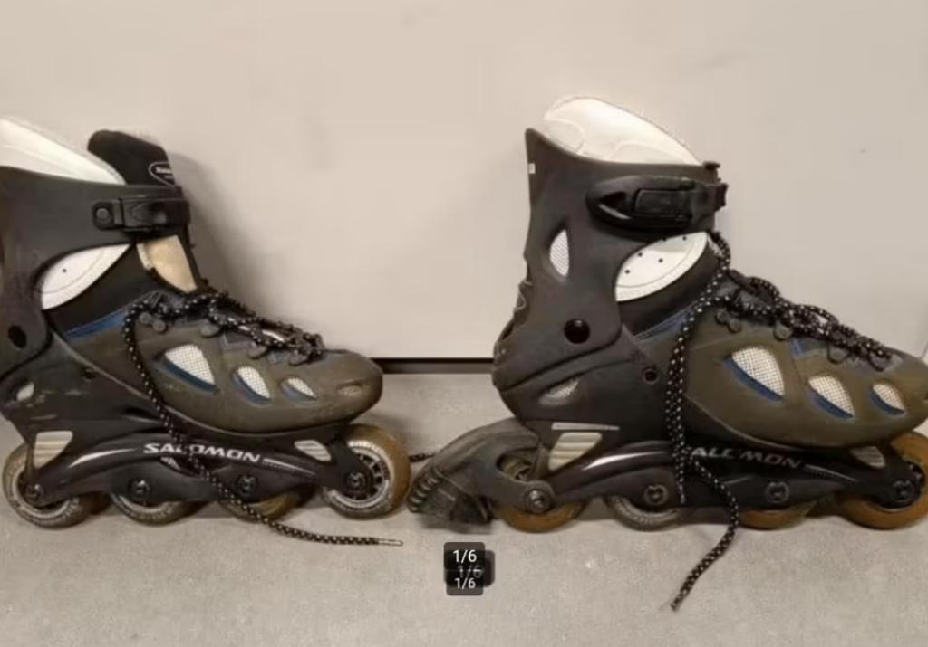 Salomon ft7 skates maat 42 (26,5cm) 76mm wielen, Gebruikt, Inline skates 4 wielen, Salomon, Ophalen of Verzenden