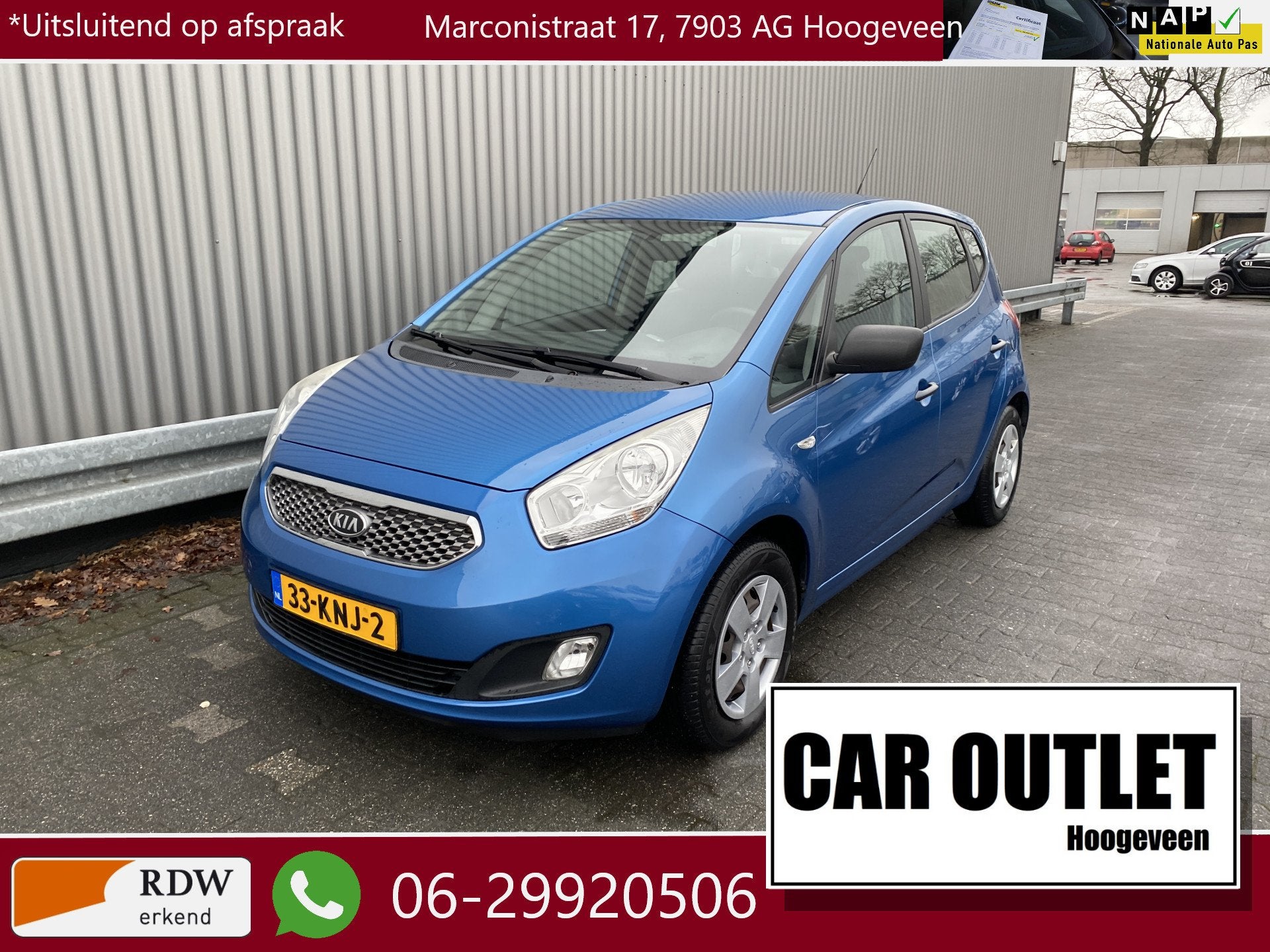 Kia Venga 1.4 CVVT X-tra 59Dkm.NAP, 5-Drs, A/C, Trekh, – I