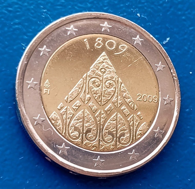 Finland 2 Euro "Porvoo" - 2009, Verzenden, Finland, 2 euro, Losse munt