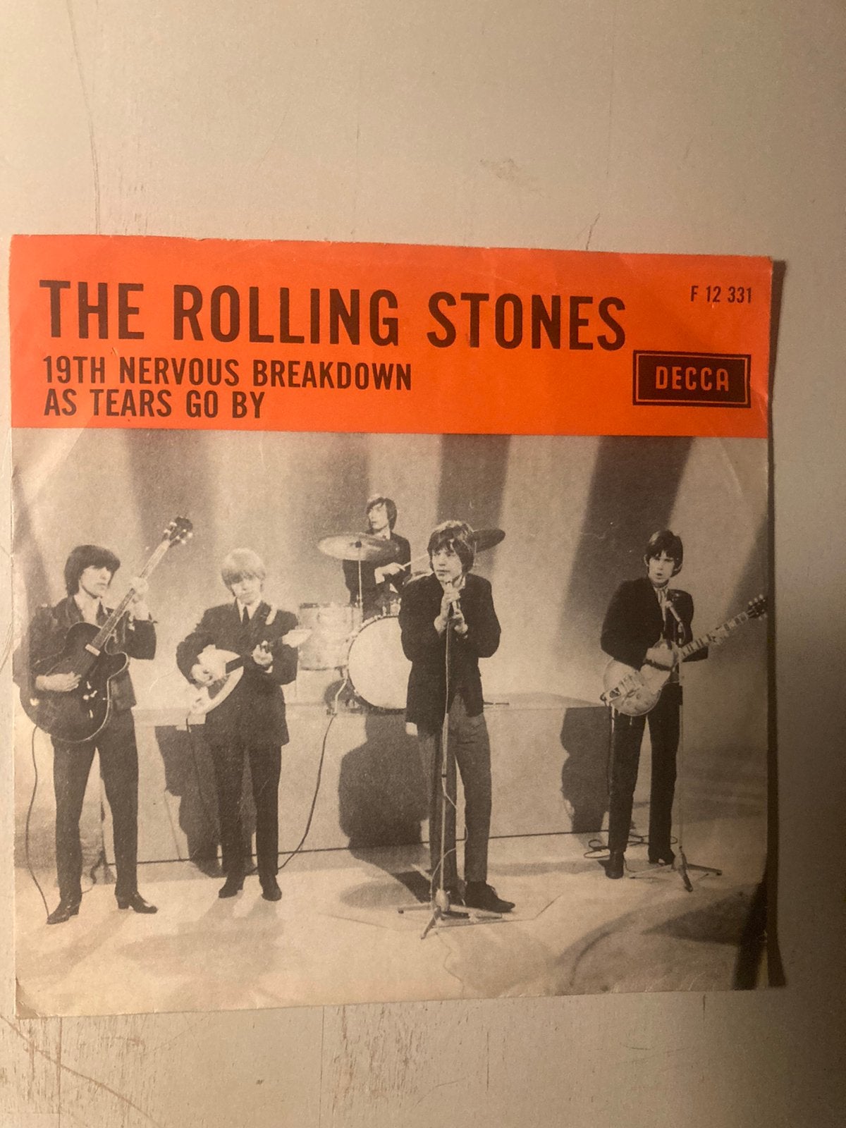 Single stones beatles, Cd's en Dvd's, Vinyl Singles, Ophalen of Verzenden, Gebruikt, Pop