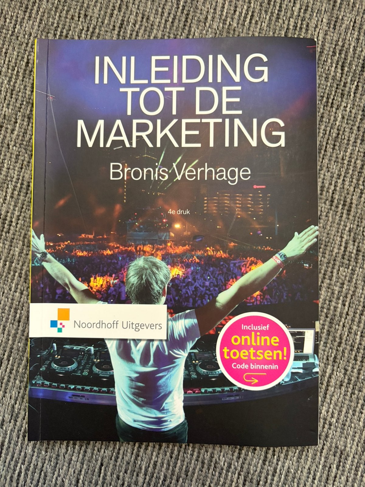 Inleiding tot de marketing boek, Verzenden, Zo goed als nieuw, Economie en Marketing
