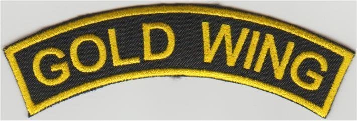 Goldwing patch embleem #2, Verzenden, Nieuw
