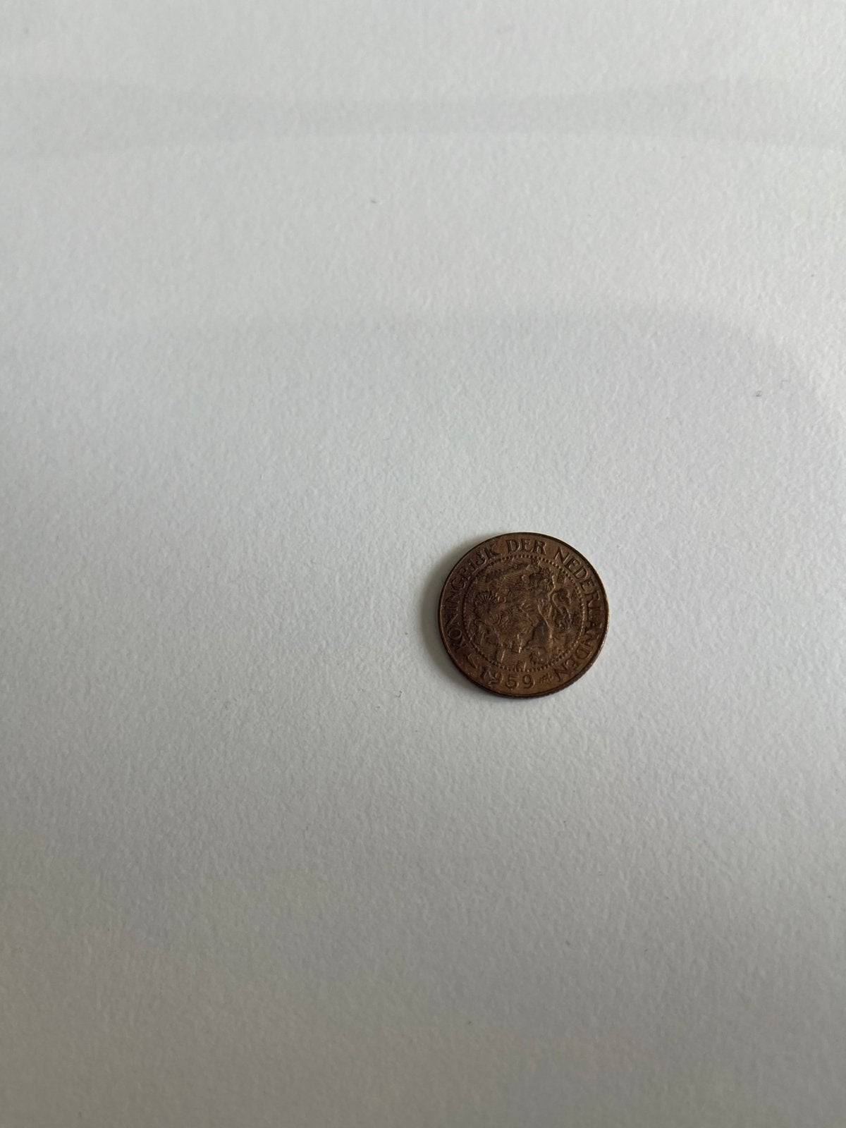 1 cent Suriname 1959, Ophalen of Verzenden