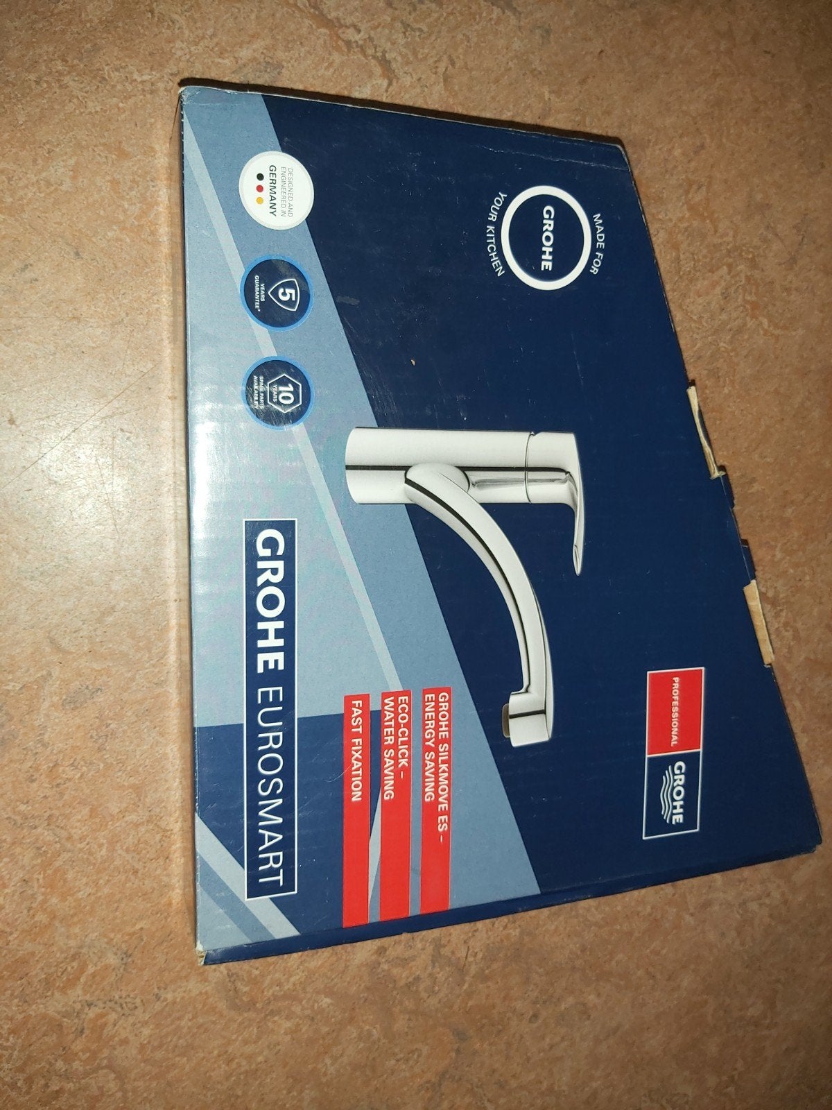 Grohe Eurosmart Keukenkraan - Nieuw in doos, Ophalen of Verzenden, Nieuw, Chroom, Kraan