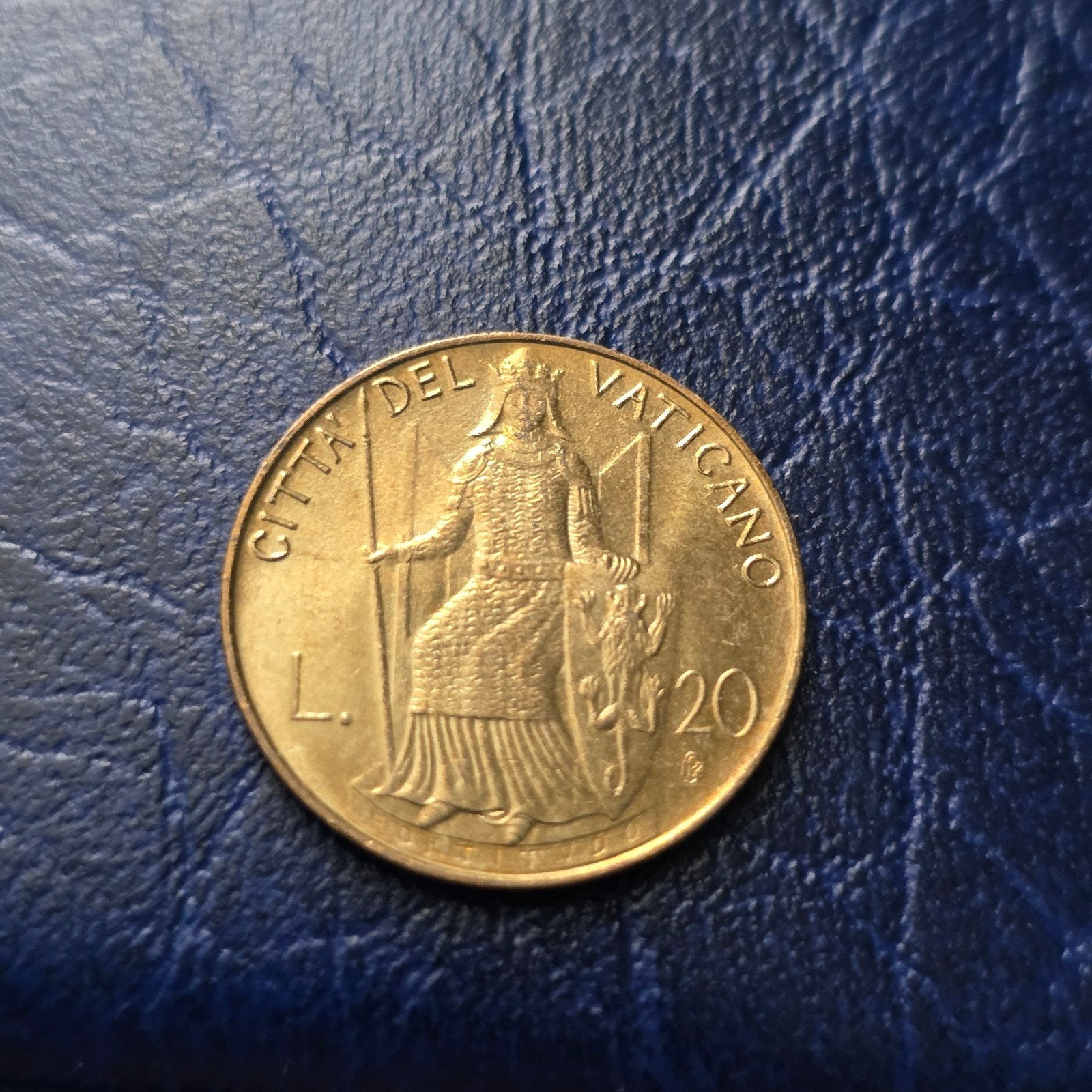 20 Lire Vaticaan 1980 - Paus Johannes Paulus II, Ophalen of Verzenden, Overige landen, Losse munt