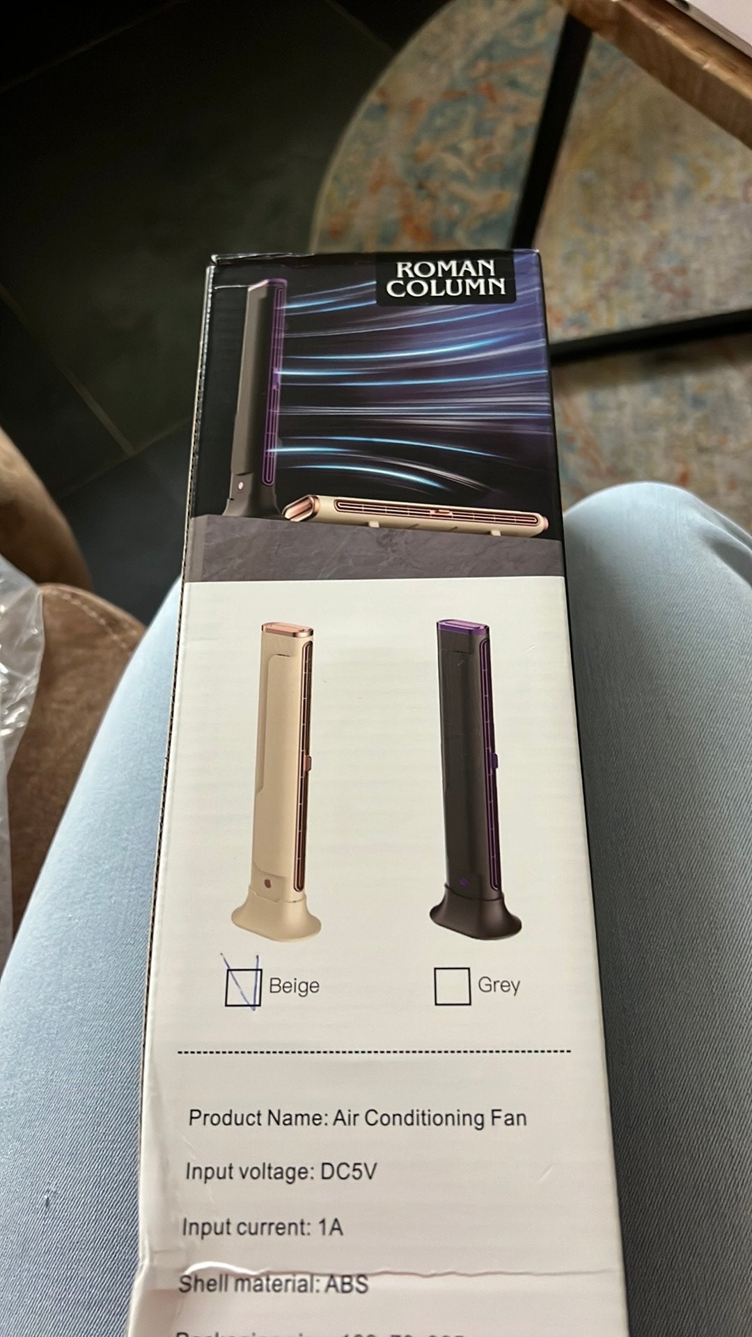 Nieuwe airconditioning fan, Witgoed en Apparatuur, Ophalen of Verzenden, Nieuw, Luchtreiniger