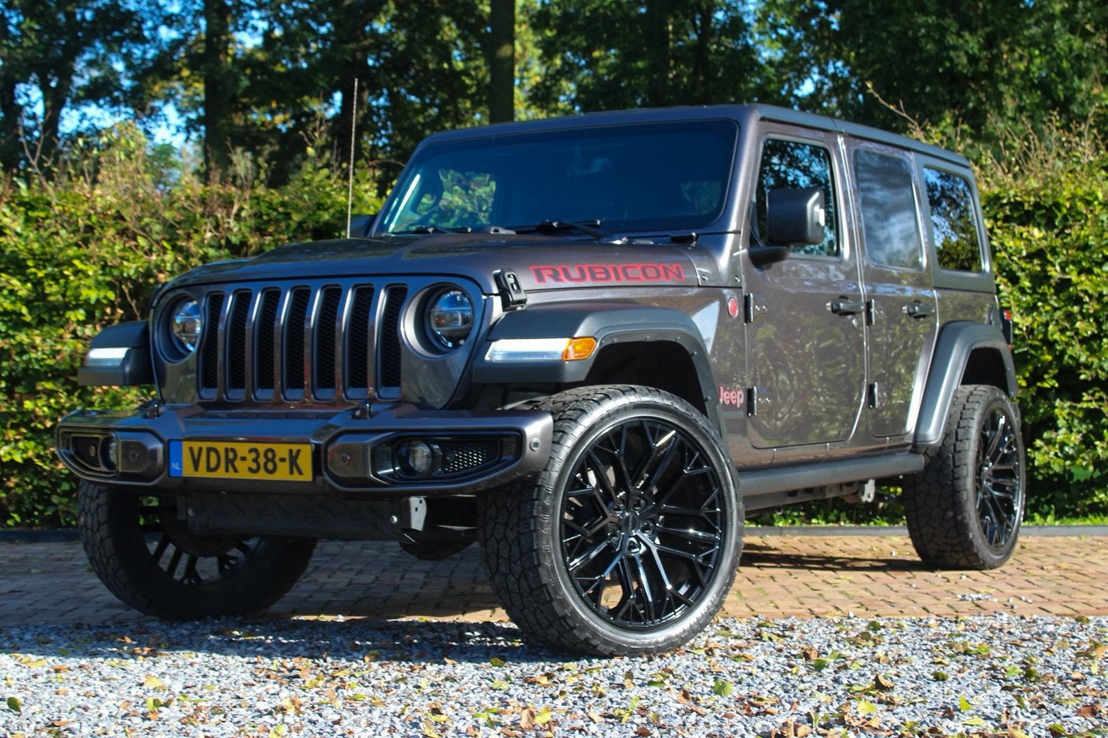 Jeep Wrangler 2.2D RUBICON |4-DRS|GRIJS KENTEKEN|ALPINE|22”, Auto's, Stof, 4 cilinders, Bedrijf, Diesel