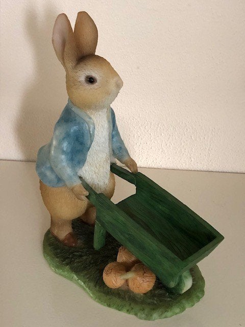Beatrix Potter Peter Rabbit Konijn Beeldje, 18 cm, Ophalen of Verzenden, Zo goed als nieuw, Dier