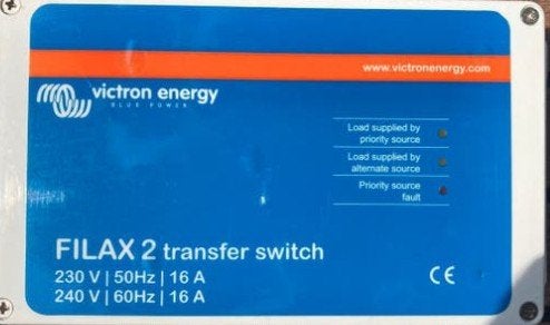 Victron Energy Filax 2 Transfer Switch 230V/240V 16A, Ophalen, Gebruikt