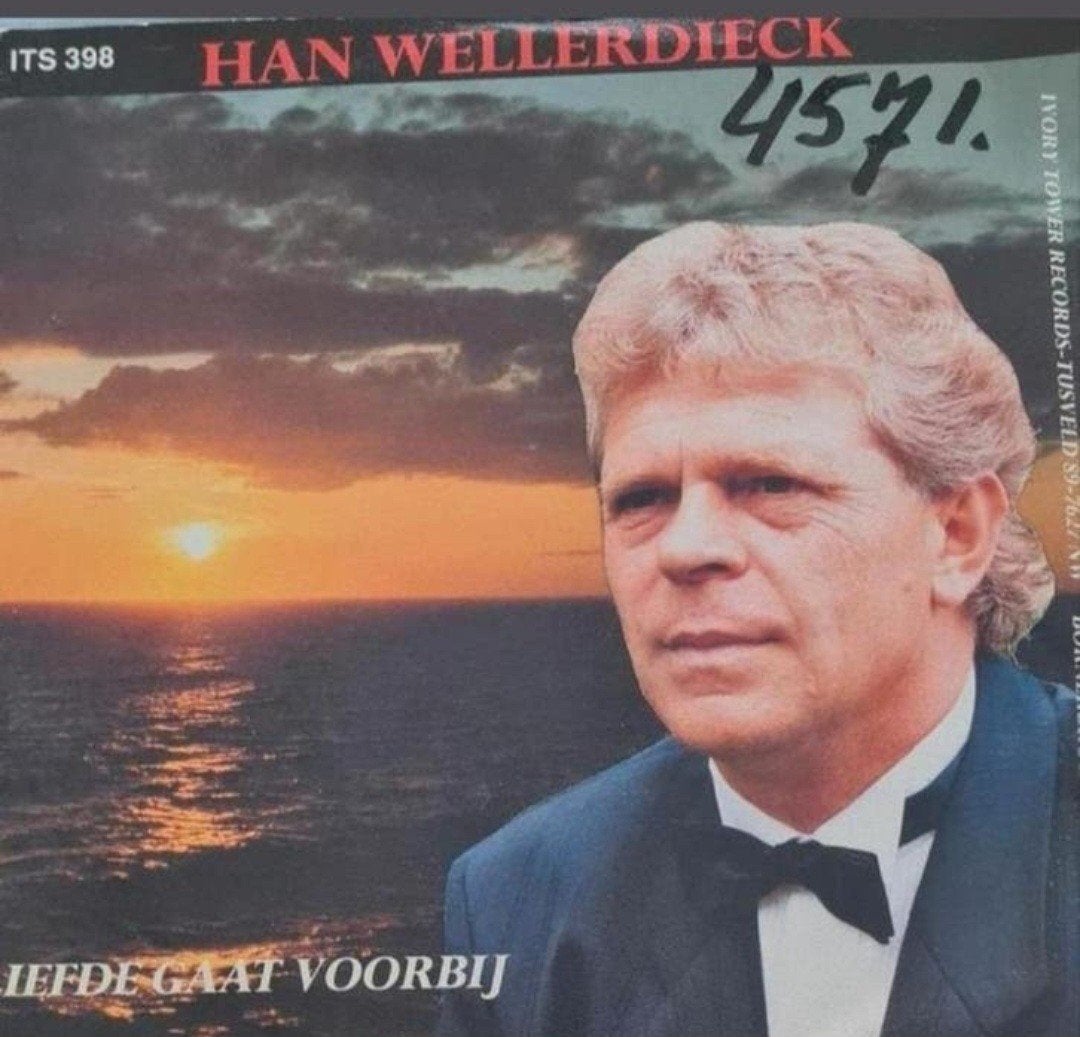 HAN WELLERDIECK  - LIEFDE GAAT VOORBIJ, Ophalen of Verzenden, Gebruikt