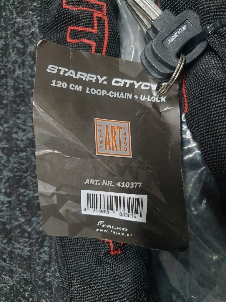 Starry Citycat Kettingslot | ART 4 | 120 cm | Nieuw |, Ophalen, Budget Bike XL, Info@budgetbike.nl, Nieuw