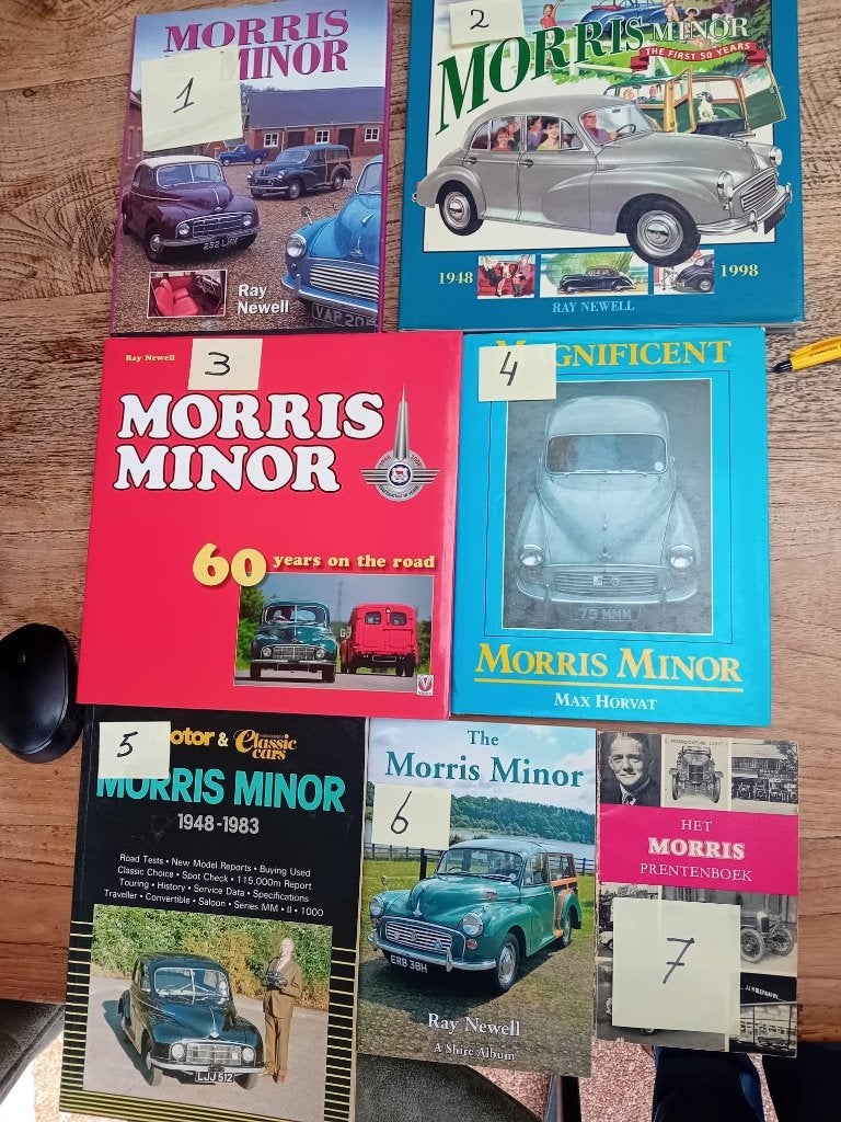 Morris minor boeken o.a. Ray Newell, Ophalen of Verzenden, Zo goed als nieuw, Overige merken, Ray Newell