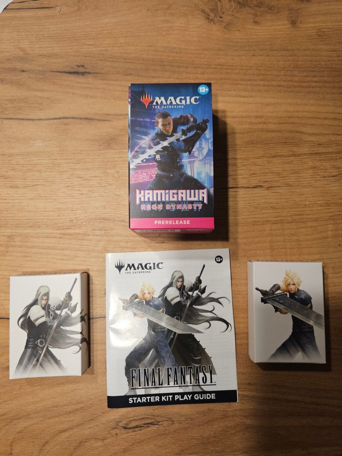Magic: The Gathering Kamigawa & Final Fantasy Starter Kit, Hobby en Vrije tijd, Ophalen of Verzenden, Nieuw, Meerdere kaarten