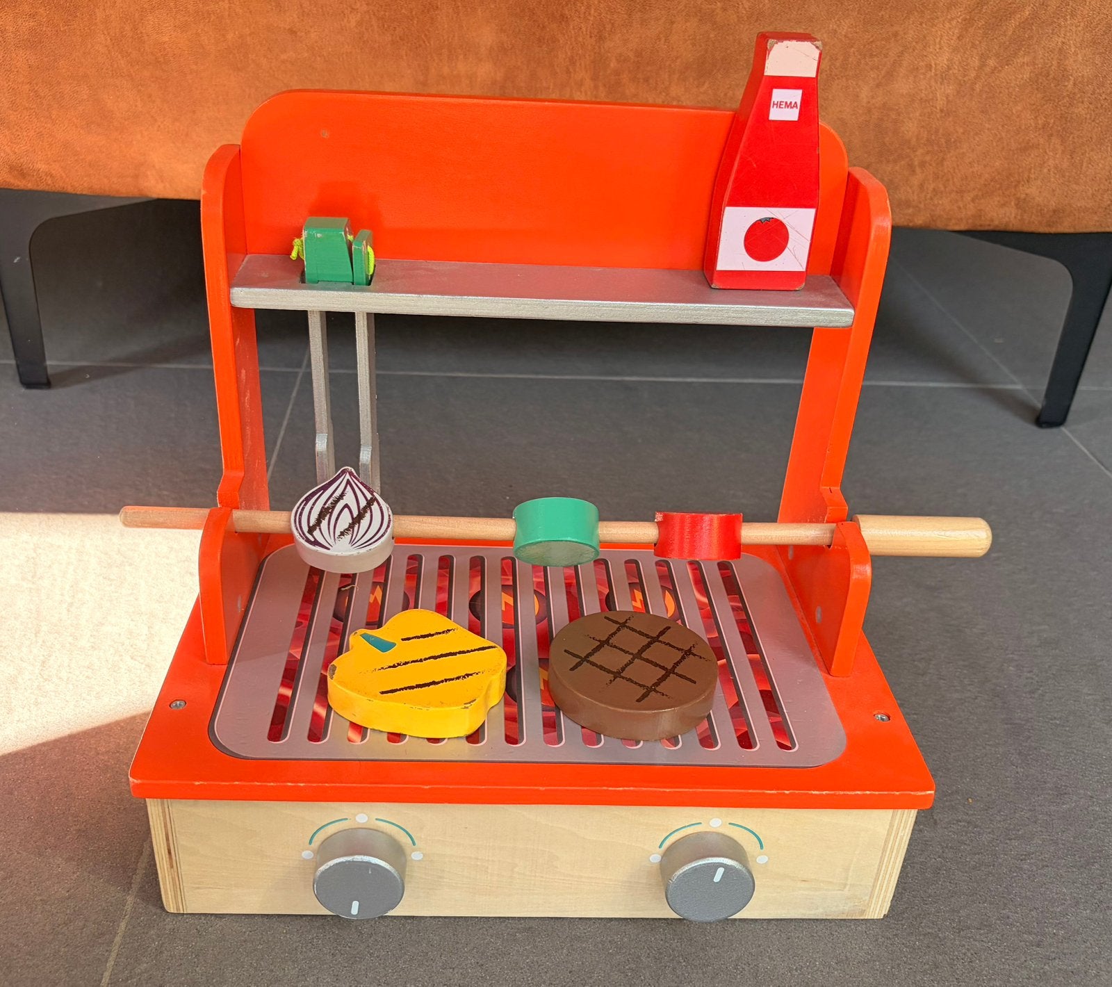 BBQ van hout, Kinderen en Baby's, Ophalen, Gebruikt, Hout, Speelkeuken