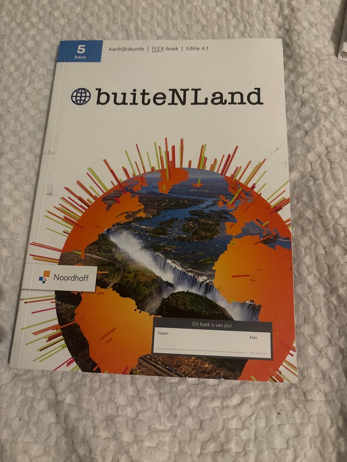 Aardrijkskunde buiteNLand 5 havo FLEX-boek Editie 4.1, Ophalen of Verzenden, Gelezen, Overige niveaus