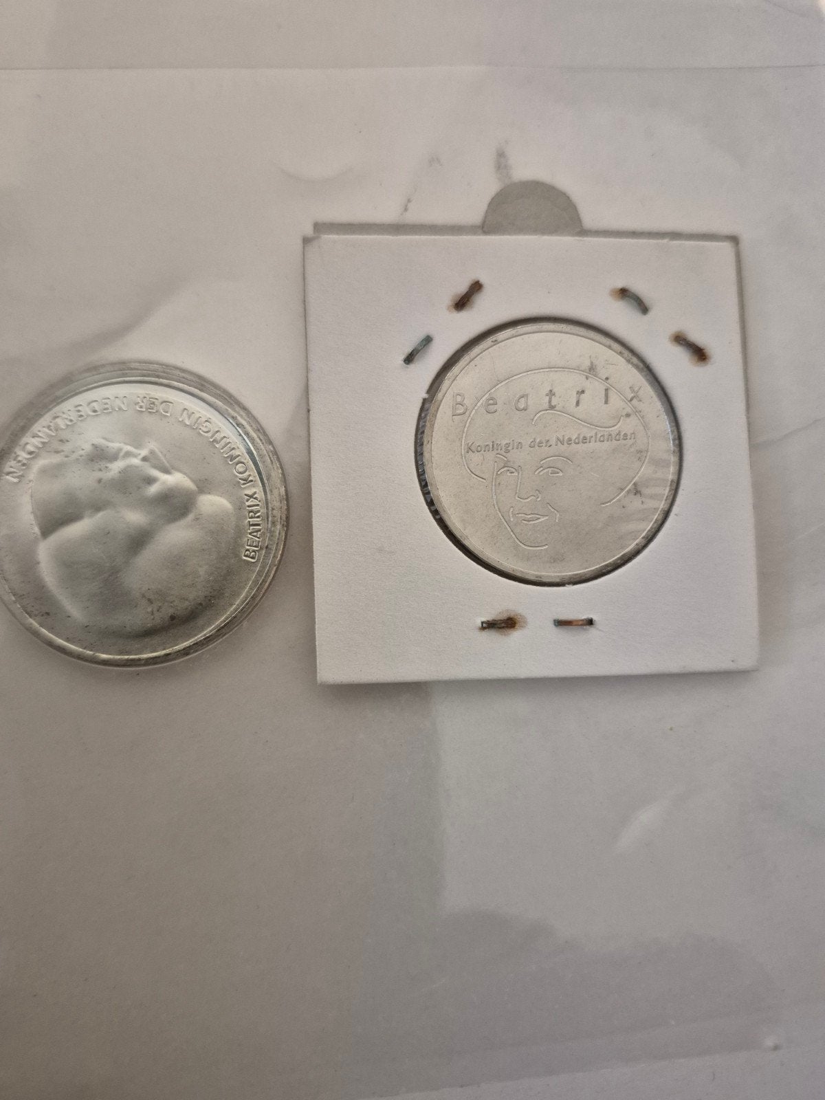 euro munten zilver, Ophalen of Verzenden, Koningin Beatrix, Euro's, Zilver