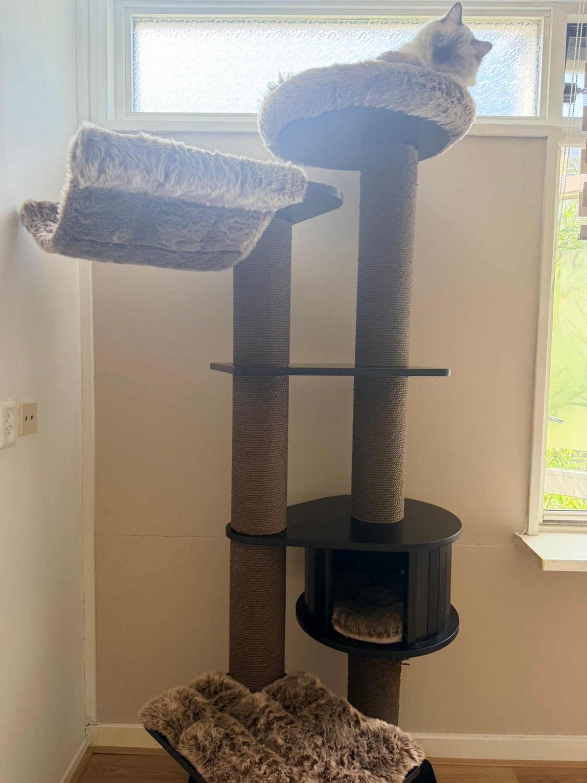 Luxe RHR Quality Maine Coon Krabpaal XXL – 198 cm –, Dieren en Toebehoren, Krabmeubelen, Ophalen, Zo goed als nieuw, Krabpaal