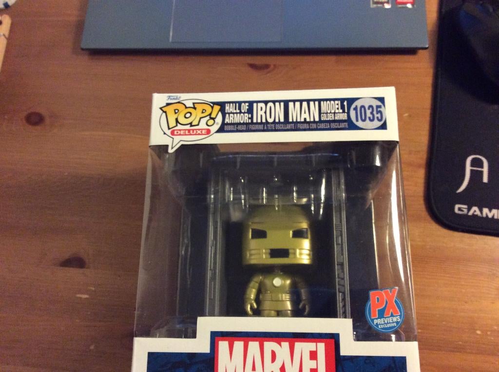 Funko Pop Iron man model 1 golden armor 1035. Nieuw, Ophalen of Verzenden, Nieuw