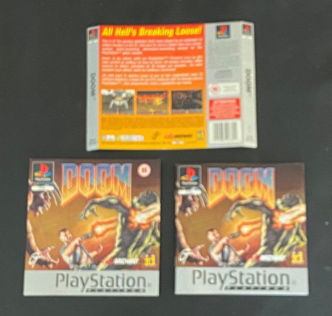 DOOM PlayStation 1 (PS1) - Losse boekjes + inlay PAL, Spelcomputers en Games, Games | Sony PlayStation 1, 1 speler, Ophalen of Verzenden