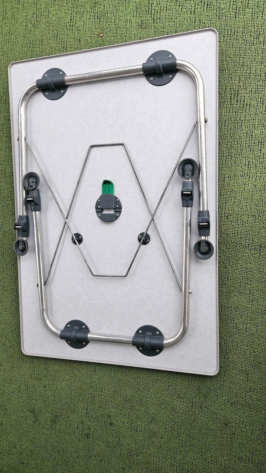 Handige opvouwbare campingtafel 100x67 grijs  Zo goed als ni, Ophalen of Verzenden, Zo goed als nieuw, Campingtafel