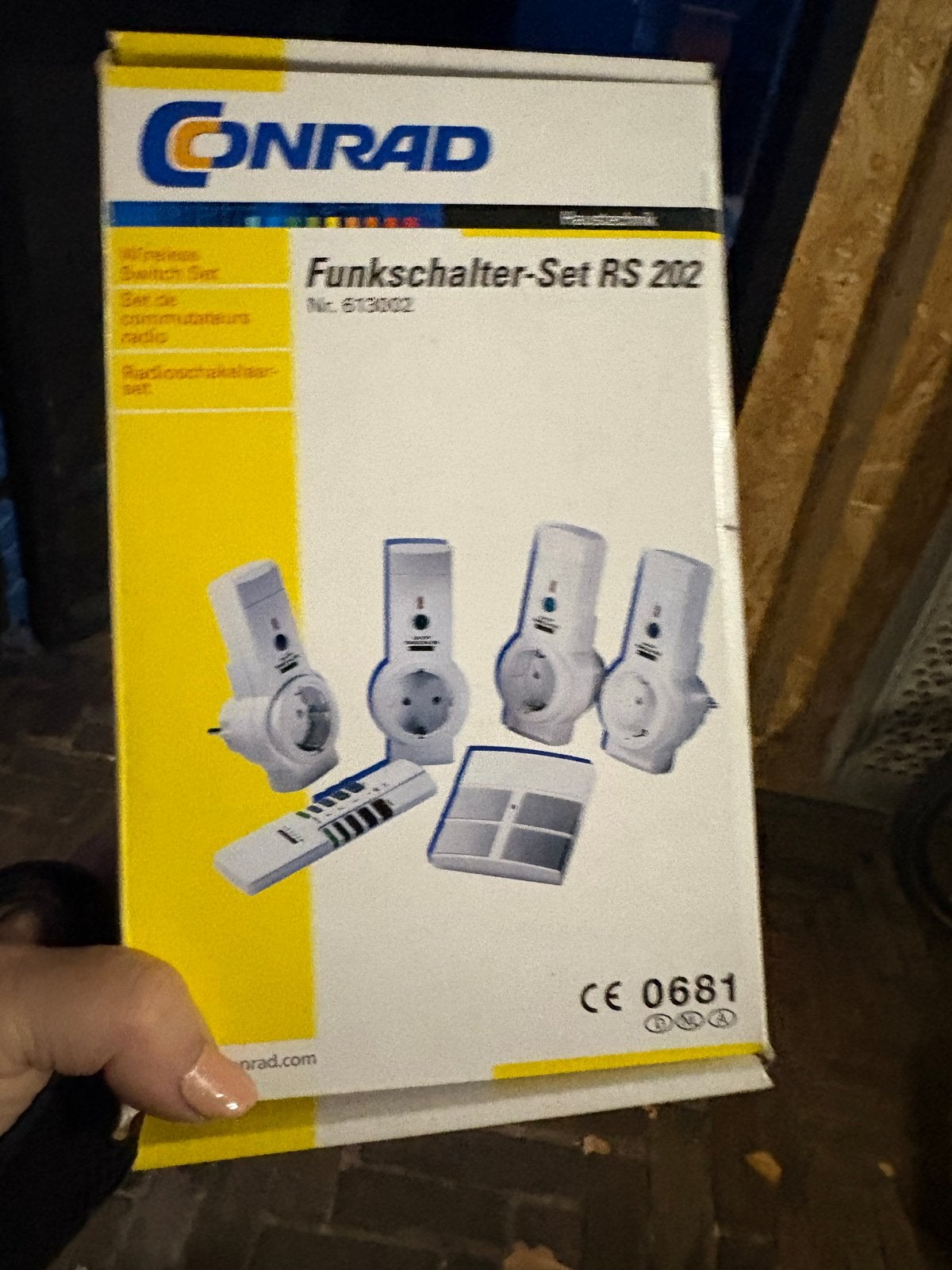 Conrad Funkschalter-Set RS 202 - Draadloze Schakelaars, Ophalen of Verzenden, Nieuw, Overige merken, Schakelaar
