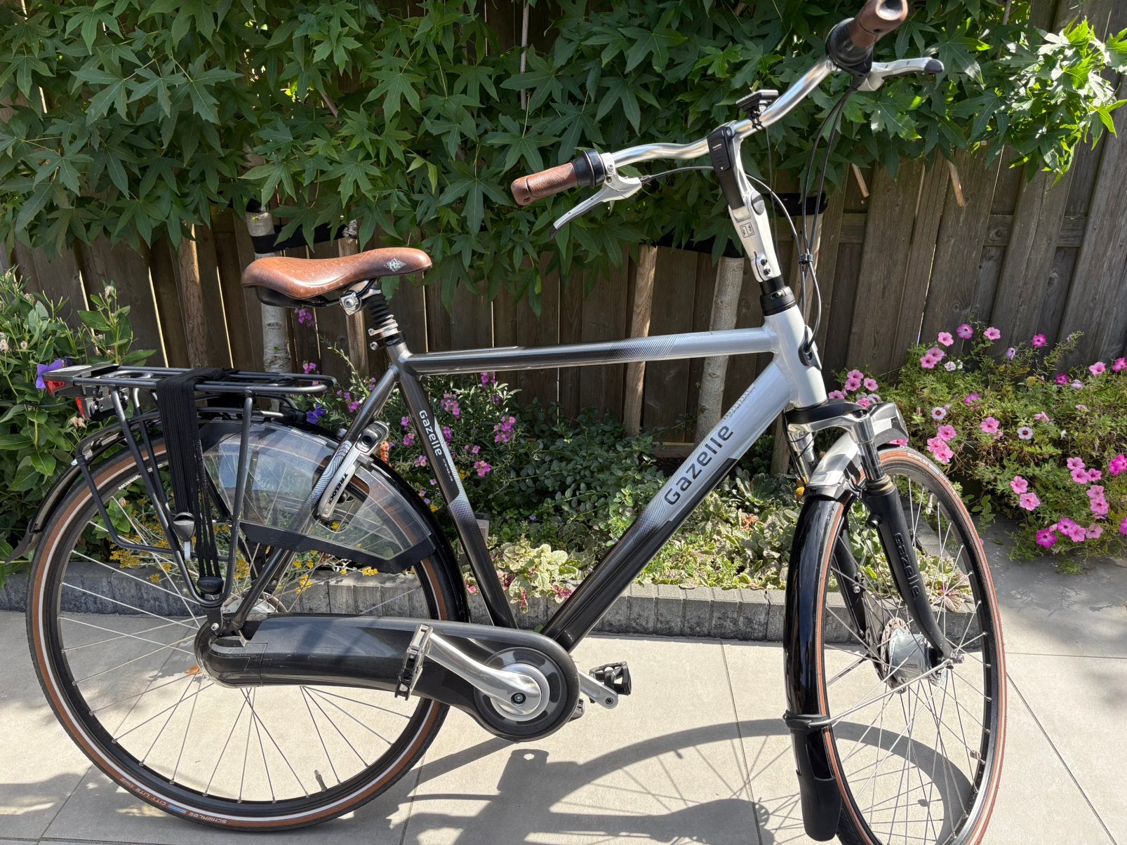 Prachtige gazelle orange c8, Fietsen en Brommers, Fietsen | Heren | Herenfietsen, Ophalen, Zo goed als nieuw, Gazelle